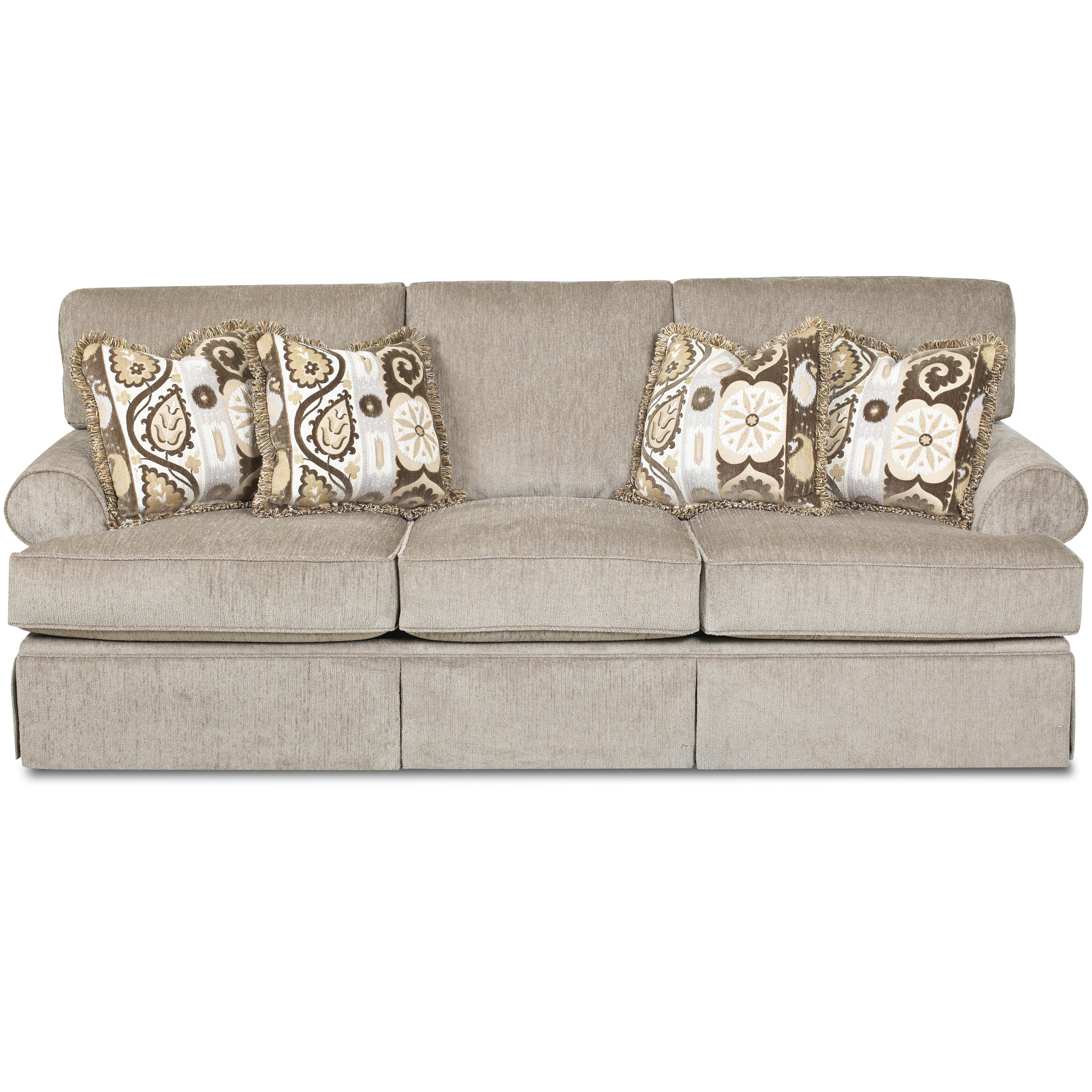 Klaussner Westerly K73600 IQSL Casual Queen Inner Spring Sleeper Sofa